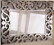 Зеркало Венецианское, модель Дебора 507 настенное серебро фацетная огранка