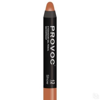 Тени-карандаш водостойкие Provoc Eyeshadow Pencil   (PVEP01, 1, черный мато