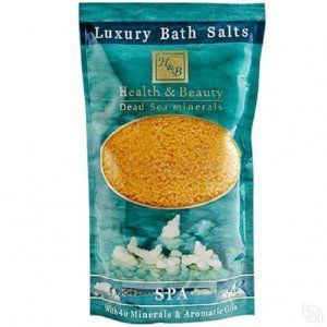 Желтая соль Мертвого моря  для ванны Ваниль