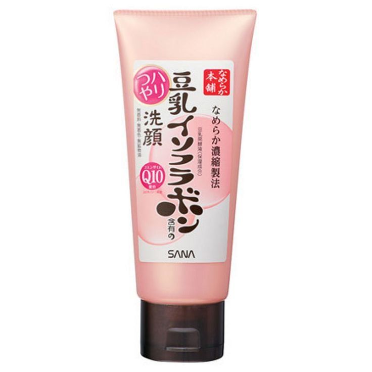 Пенка для снятия макияжа с коэнзимом Q10 Sana Soy milk moisture