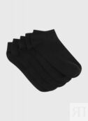 Базовые носки-сникерсы, 5 пар, Черный O`Stin