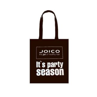 Сумка черная с логотипом JOICO "it's party season"