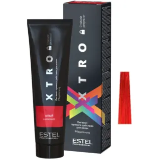 ESTEL PROFESSIONAL Пигмент прямого действия для волос, алый / XTRO BLACK 10