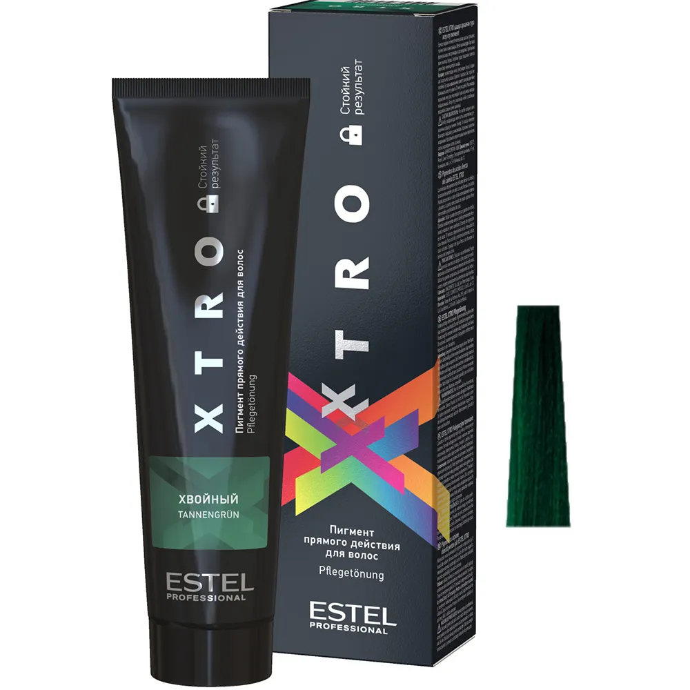 ESTEL PROFESSIONAL Пигмент прямого действия для волос, хвойный / XTRO BLACK EX/NH фото 1