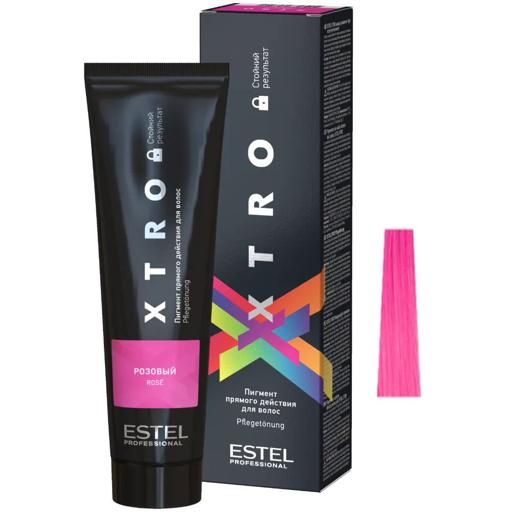 ESTEL PROFESSIONAL Пигмент прямого действия для волос, розовый / XTRO BLACK EX/NP фото 1