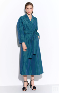Платье лазурно-зеленого цвета - 46 BALUNOVA