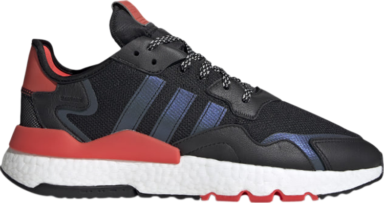 Кроссовки Adidas Nite Jogger 'Black Hi-Res Red', черный EG6750 | Black фото 1