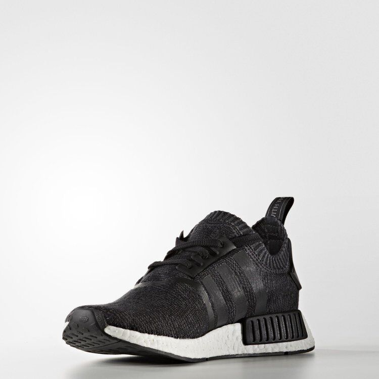 Кроссовки Adidas NMD_R1 PK 'Winter Wool', черный BB0679 | Black фото 1