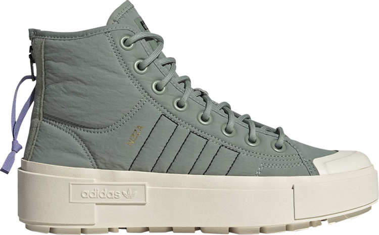 Кроссовки Adidas Wmns Nizza Bonega X 'Silver Green Light Purple', зеленый HQ6042 | Green фото 1