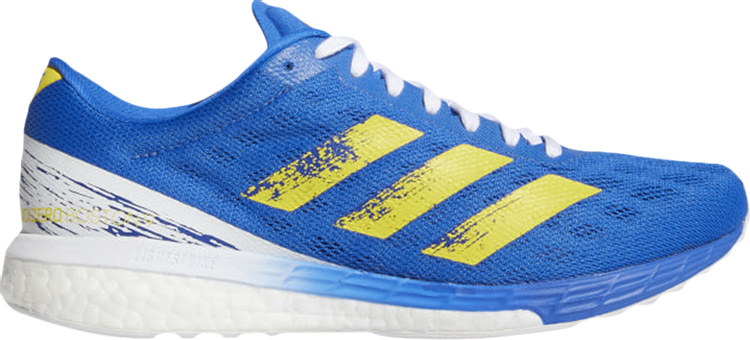 Кроссовки Adidas Wmns Adizero Boston 9 'Blue Yellow', синий