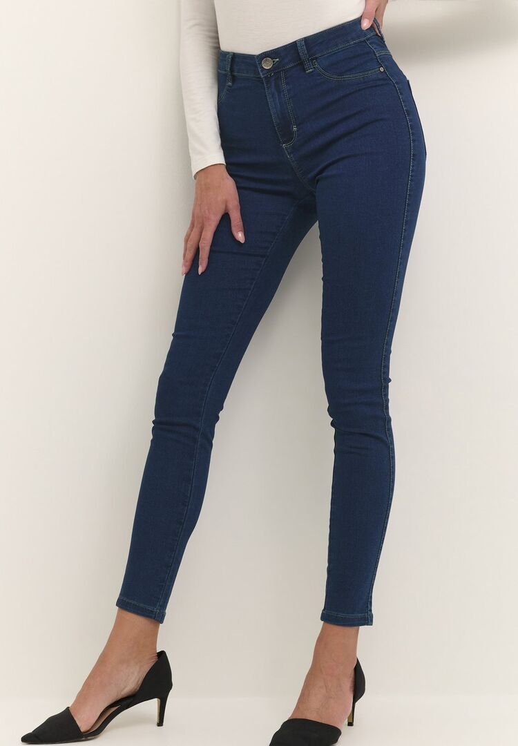 Джинсы Skinny Fit Kaffe, темно-синий KA321N01R-K11 | dark blue denim фото 1