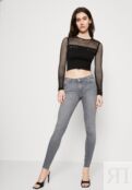 Джинсы Skinny Fit ONLY Onlshape Seamless Long ON321N21H-C11 | medium grey denim фото 4