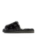 Шлепанцы Minnetonka MI111D002-C11 | charcoal grey фото 2