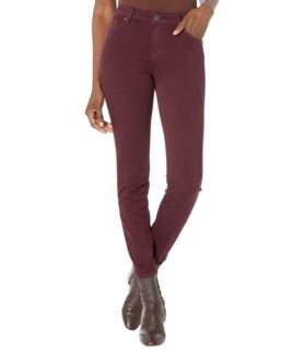 Джинсы KUT from the Kloth, Connie Ankle Skinny Regular Hem in Plum