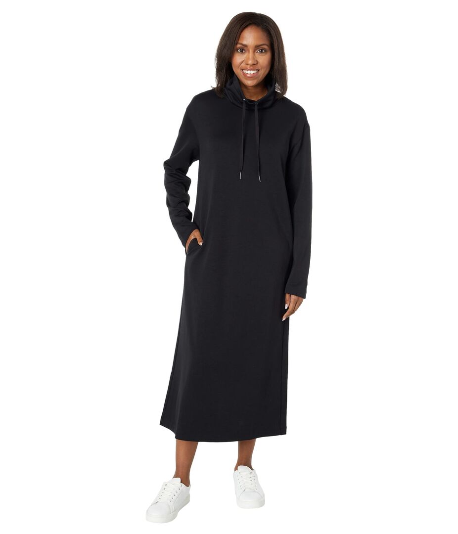 Платье Elliott Lauren, Nested Funnel Neck Dress with Pocket Detail 9585284 | Black фото 1