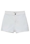 Джинсовые шорты PULL&BEAR, белый PUC21S0DW-A11 | white фото 5