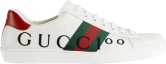 Кроссовки Gucci Ace Gucci 100 Print, белый