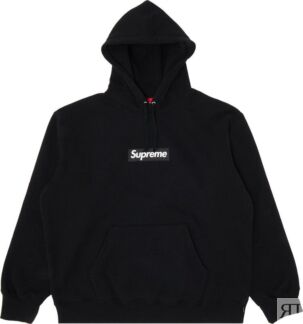 Толстовка Supreme LA Box Logo Hooded Sweatshirt 'Black', черный