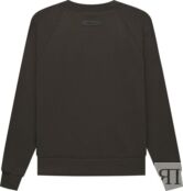 Толстовка Fear of God Essentials Raglan Crewneck 'Off Black', черный 192SU222045F | Black фото 2