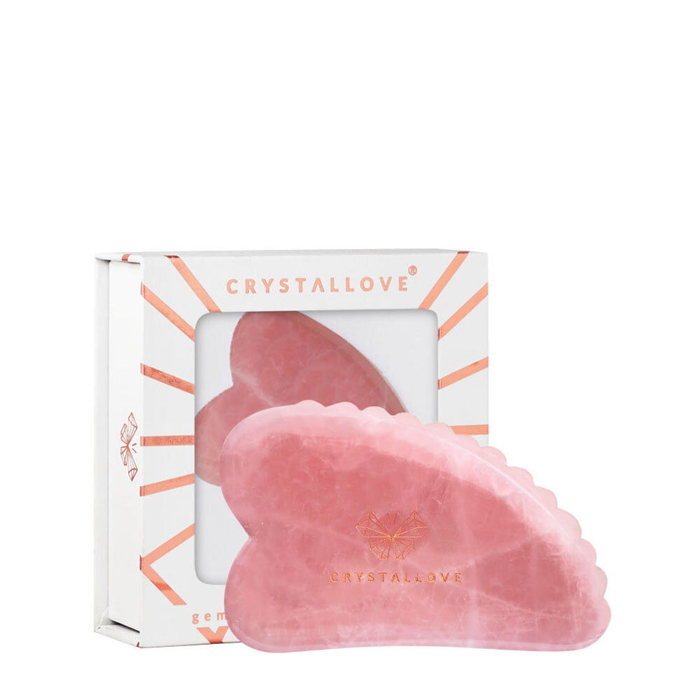 Crystallove Crystal Collection Массажная пластина для лица 3D гуаша из розо 40698163 фото 1