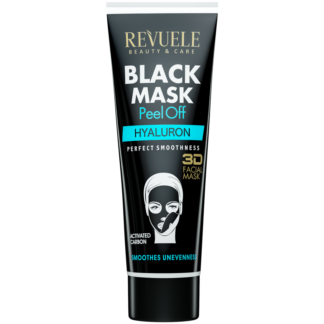 Revuele Black Mask Peel Off Hyaluron Увлажняющая маска-пилинг для лица, 80