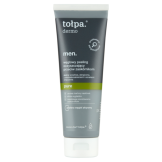 Tołpa Dermo Men Pure карбоновый очищающий пилинг против черных точек, 100 м