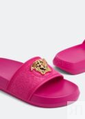 Шлепанцы VERSACE Medusa slides, розовый 1009461-DGOM8-1P86V | Pink фото 3