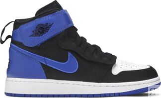 Кроссовки Air Jordan 1 High FlyEase GS Hyper Royal, черный