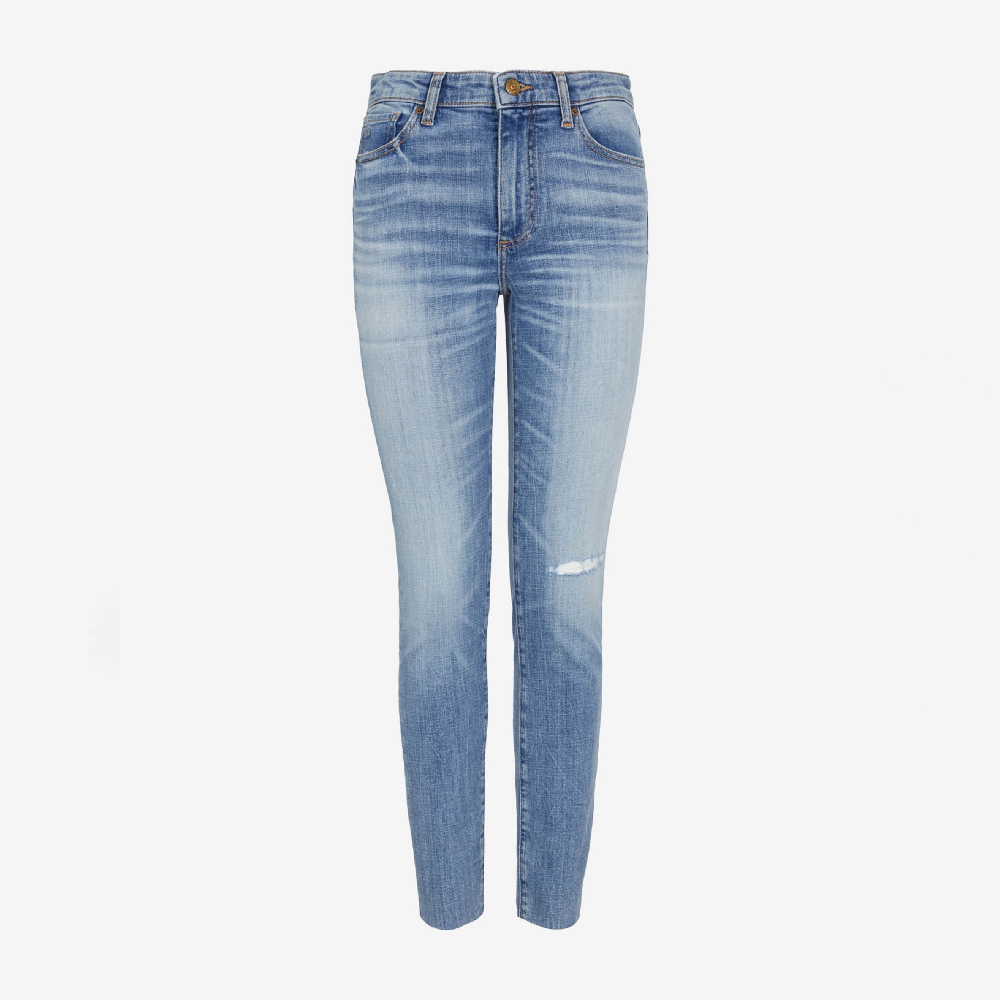 Джинсы Armani Exchange Super Skinny, голубой 6RYJ10Y23GZ11500 | Light Blue фото 1