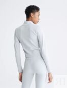 Толстовка Calvin Klein Performance Seamless Mock Neck, светло-серый