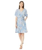 Платье NIC+ZOE, Palm Dot Dress 9716341 | Blue Multi фото 1