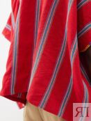 Хлопковый топ-туника с вышивкой giti Fortela, красный