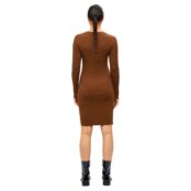 Платье с длинным рукавом Object Fae Thess, коричневый 139277553 | Brown фото 2