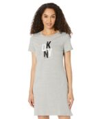 Платье DKNY, Short Sleeve Tee Dress 9812229 | Grey/Black фото 1