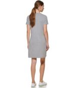 Платье DKNY, Short Sleeve Vertical Logo Tape Tee Dress 9813885 | Heather Grey/Black фото 2