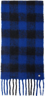 Сине-черный шарф rag & bone