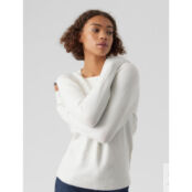 Пуловер из пышного трикотажа  XL белый