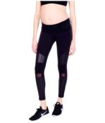 Леггинсы Ingrid & Isabel, Maternity Active Moto Leggings 9427824 | Jet Black фото 4