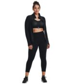 Леггинсы Under Armour, Plus Size Meridian Ankle Leggings 9528759 | Black/Metallic Silver фото 3