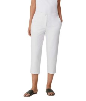 Капри Eileen Fisher, Tapered Capri Pants in Organic Cotton Ponte