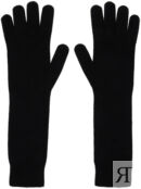 Черные лоскутные перчатки Moncler