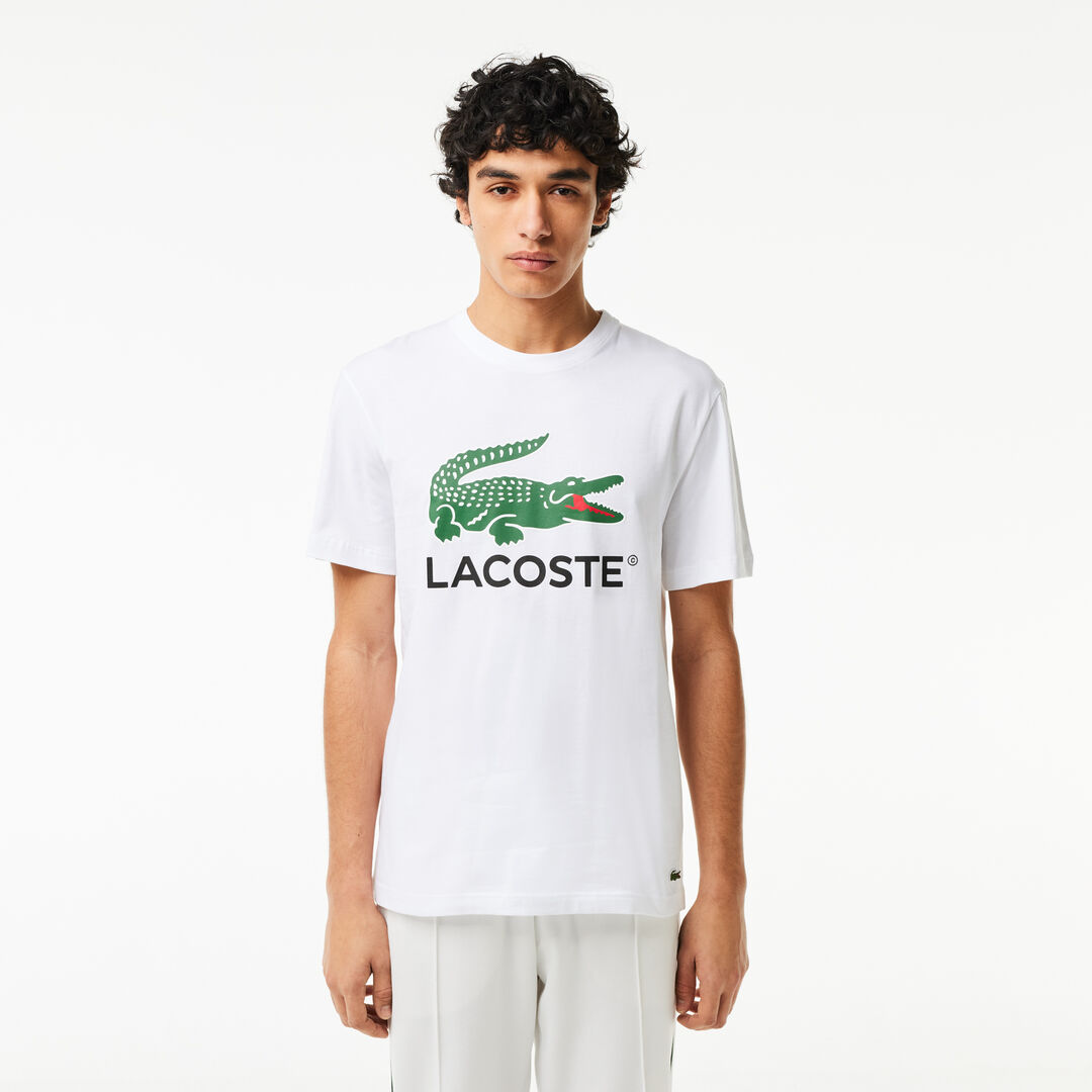 Мужская хлопковая футболка Lacoste фото 1