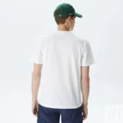 Мужская хлопковая футболка Lacoste Relaxed Fit фото 2