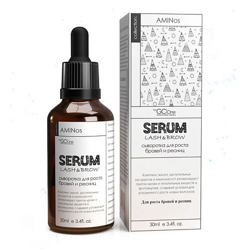 AMINOS Сыворотка для роста бровей и ресниц LASH&BROW SERUM 30