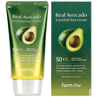 FARMSTAY Крем для лица Солнцезащитный с экстрактом авокадо Real Avocado Ess