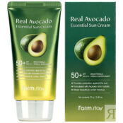 FARMSTAY Крем для лица Солнцезащитный с экстрактом авокадо Real Avocado Ess
