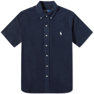 Рубашка Polo Ralph Lauren Short Sleeve Button Down Pique Shirt