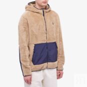 Толстовка Polo Ralph Lauren Hooded Pile Fleece 710880752003 | Vintage Khaki & Newport Navy фото 2