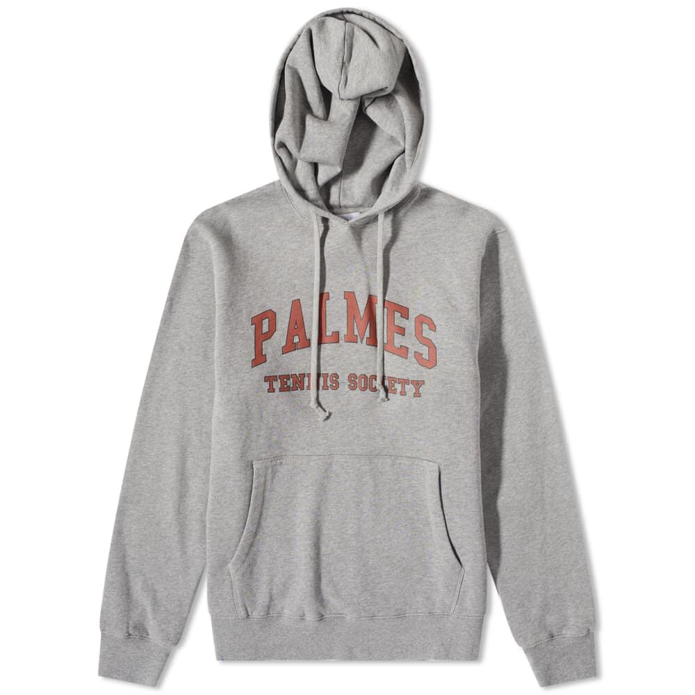 Толстовка Palmes Mats Collegate Hoody 00300023-GRY | Grey Melange фото 1