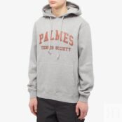 Толстовка Palmes Mats Collegate Hoody 00300023-GRY | Grey Melange фото 3